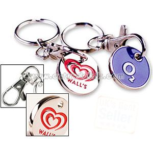 TROLLEY COIN METAL KEYRINGS