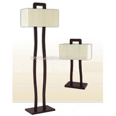 Table and Floor Lamp