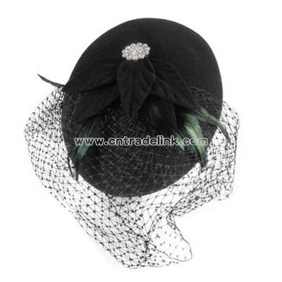 Teardrop with Brooch hat