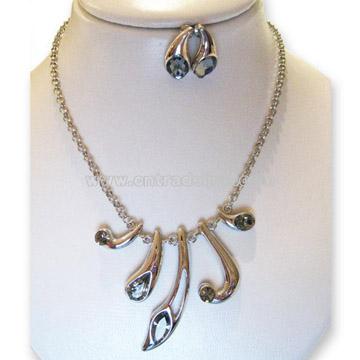 Tears Necklace Earrings Set