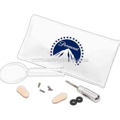 Ten pieces eyeglass repair kit