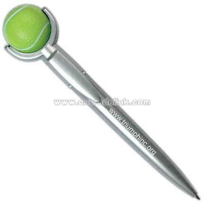 Tennis ball design topper - Ballpoint pen