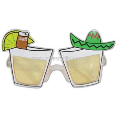 Tequila glass shaped sunglasses