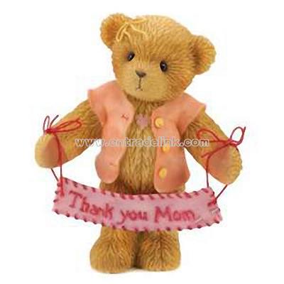 Thank You Mom Bear Figurine