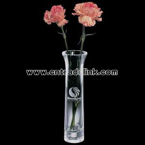 Thick base thin vase