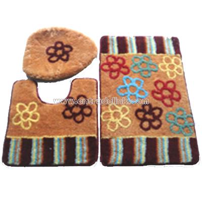 Three Sets Bath Mat