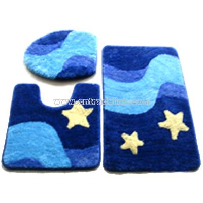 Three Sets Bath Mat