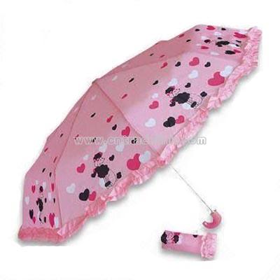 Three-section Folding Umbrella