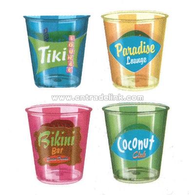 Tiki Lounge Plastic Shot Glass