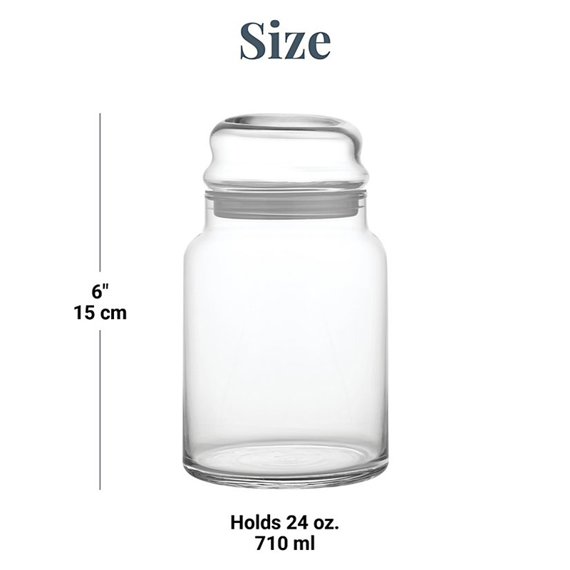 Timeless Vintage Birthday Personalized Glass Snack Jar