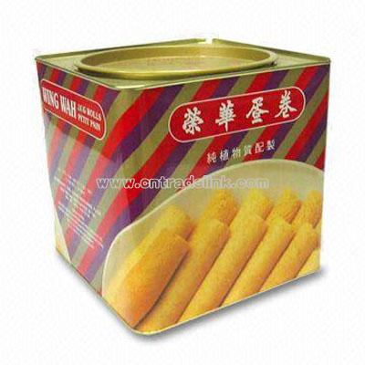 Tin Biscuit Box