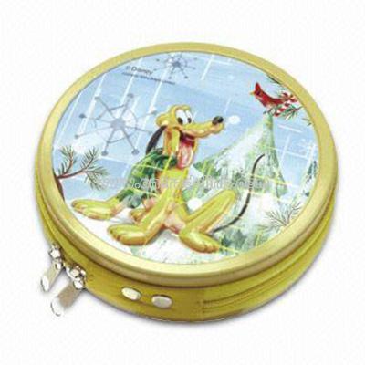 Tinplate CD case with 24pcs inner pages