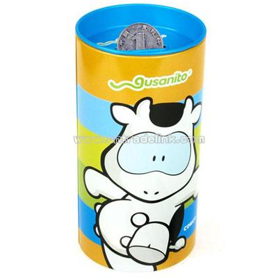Tinplate coin bank