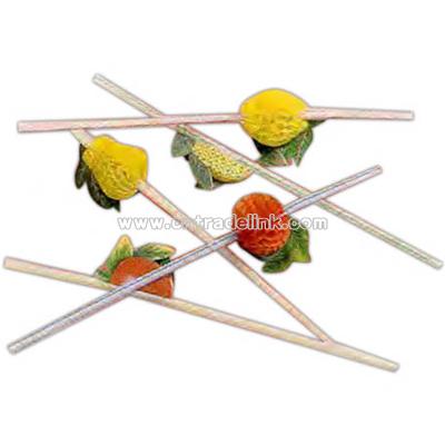 Tissue fruit straw