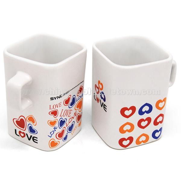 Tomato MUG European couple simple square