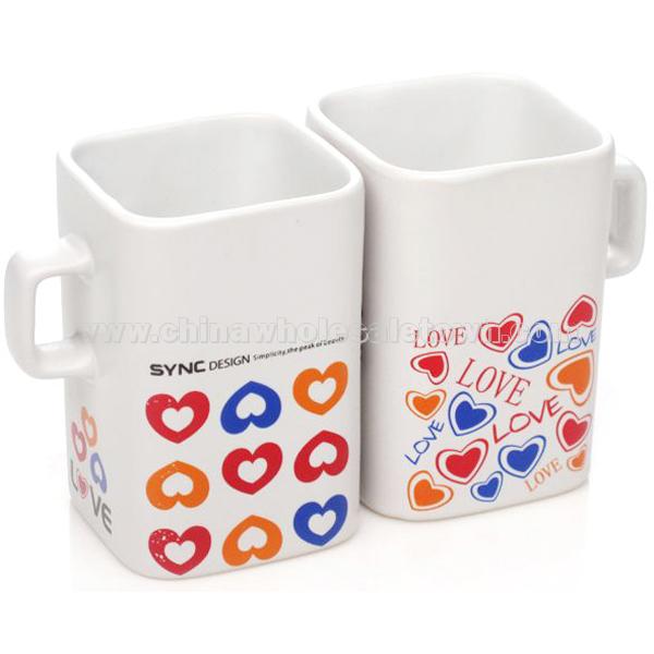 Tomato MUG European couple simple square