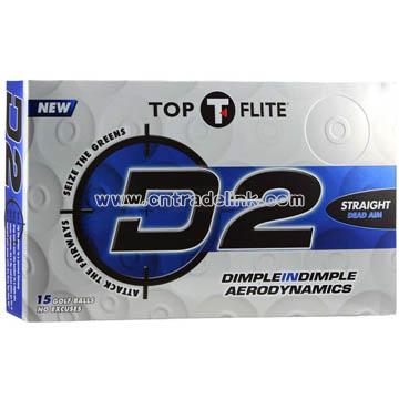 Top Flite D2 Straight Golf Balls
