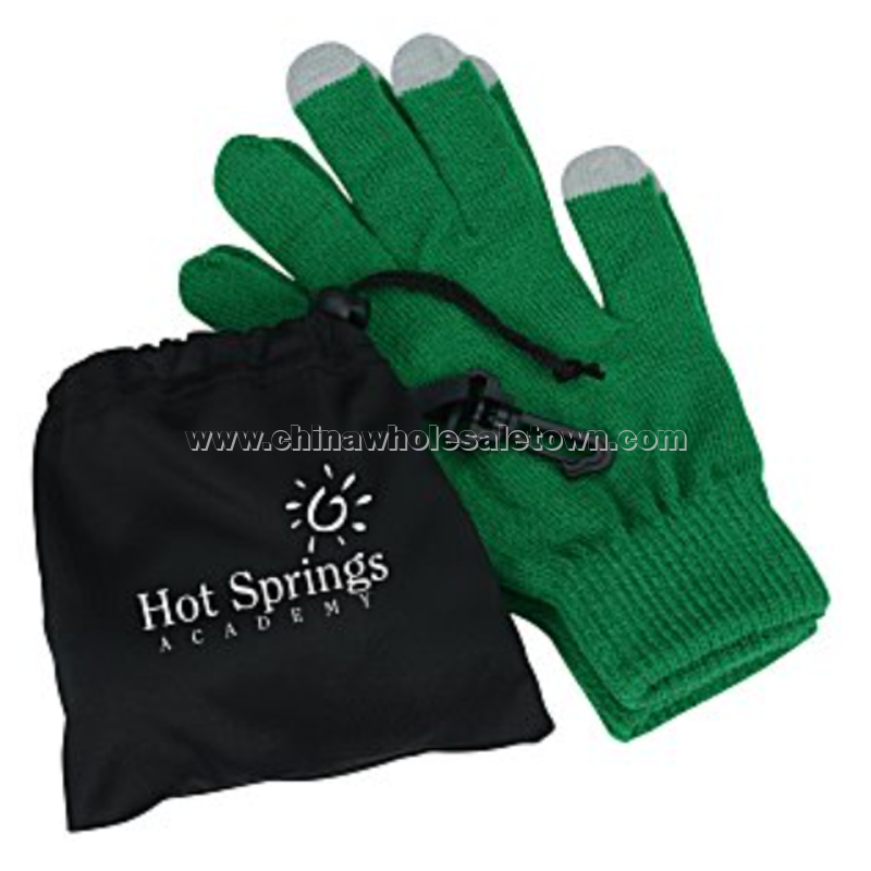 Touch Gloves with Pouch
