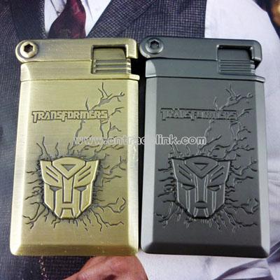 Transformers windproof metal lighter relief edition
