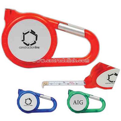 Translucent Green - Carabiner tape measure