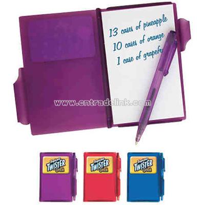 Translucent PVC mini notebook