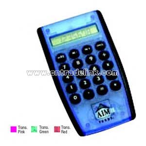 Translucent Pink Pocket calculator