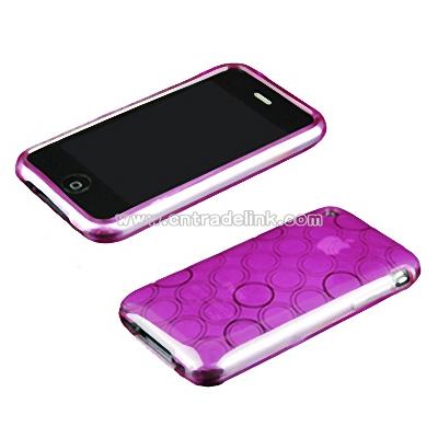 Translucent Silicone Crystal Case Cover for iPhone