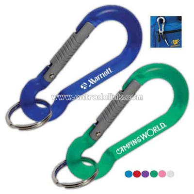 Translucent carabiner key holder