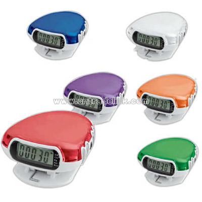 Translucent pedometer radio