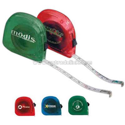 Translucent plastic 10' tape measure