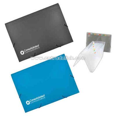 Translucent polypropylene expanding 13 pocket file