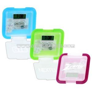Translucent travel alarm clock