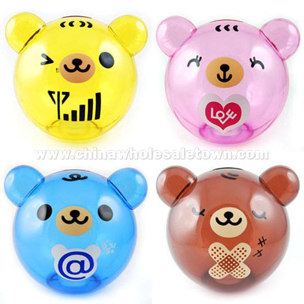 Transparent Bear Coin Money Bank - Piggy Bank