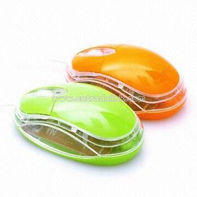 Transparent Mini Optical Mouse