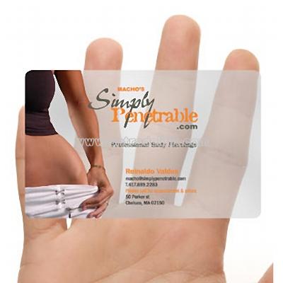 Transparent PVC Card