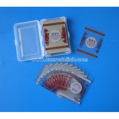 Transparent PVC Playing Cards