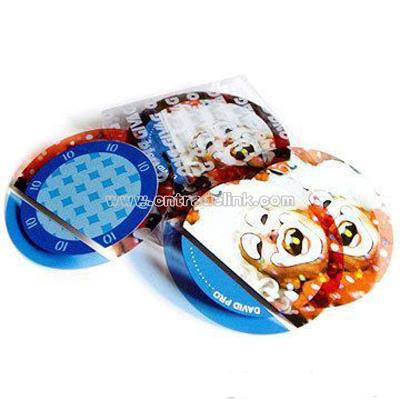 Transparent Playing Cards (Circular) -Clown