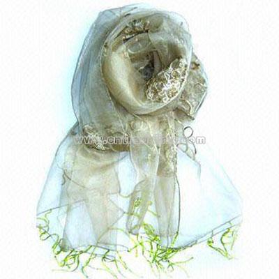 Transparent Silk Scarf