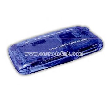 Transparent USB card reader