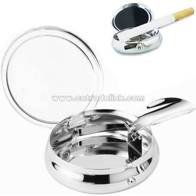 Travel Size Chrome Pocket Ashtray