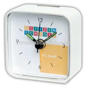 Travel alarm clock