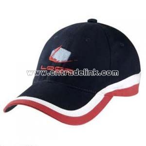 Tri Line Baseball Cap