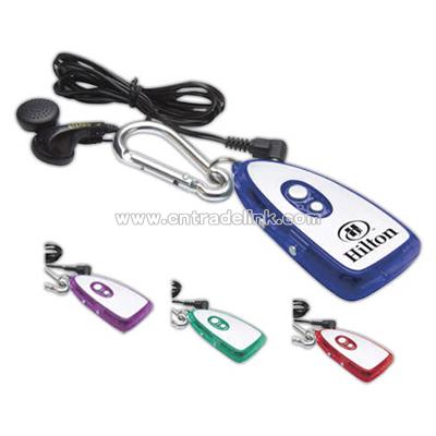 Triangular designed FM scanner with carabiner