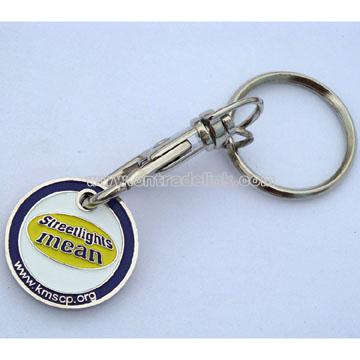 Trolley Coin Keychain