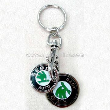 Trolley Coin Keychains