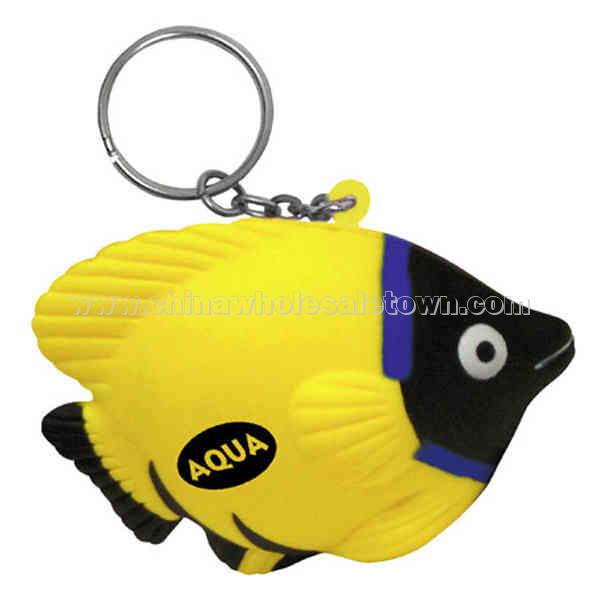 Tropical Fish Key Chain Stress Reliever