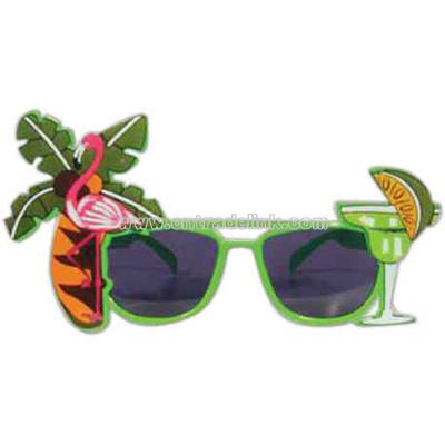 Tropical sunglasses