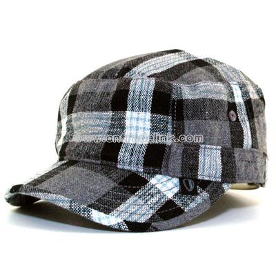 Turnberry Plaid Military Cap