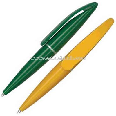 Twist action ballpoint pen