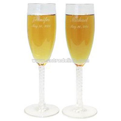 Twisted-Stem Flutes